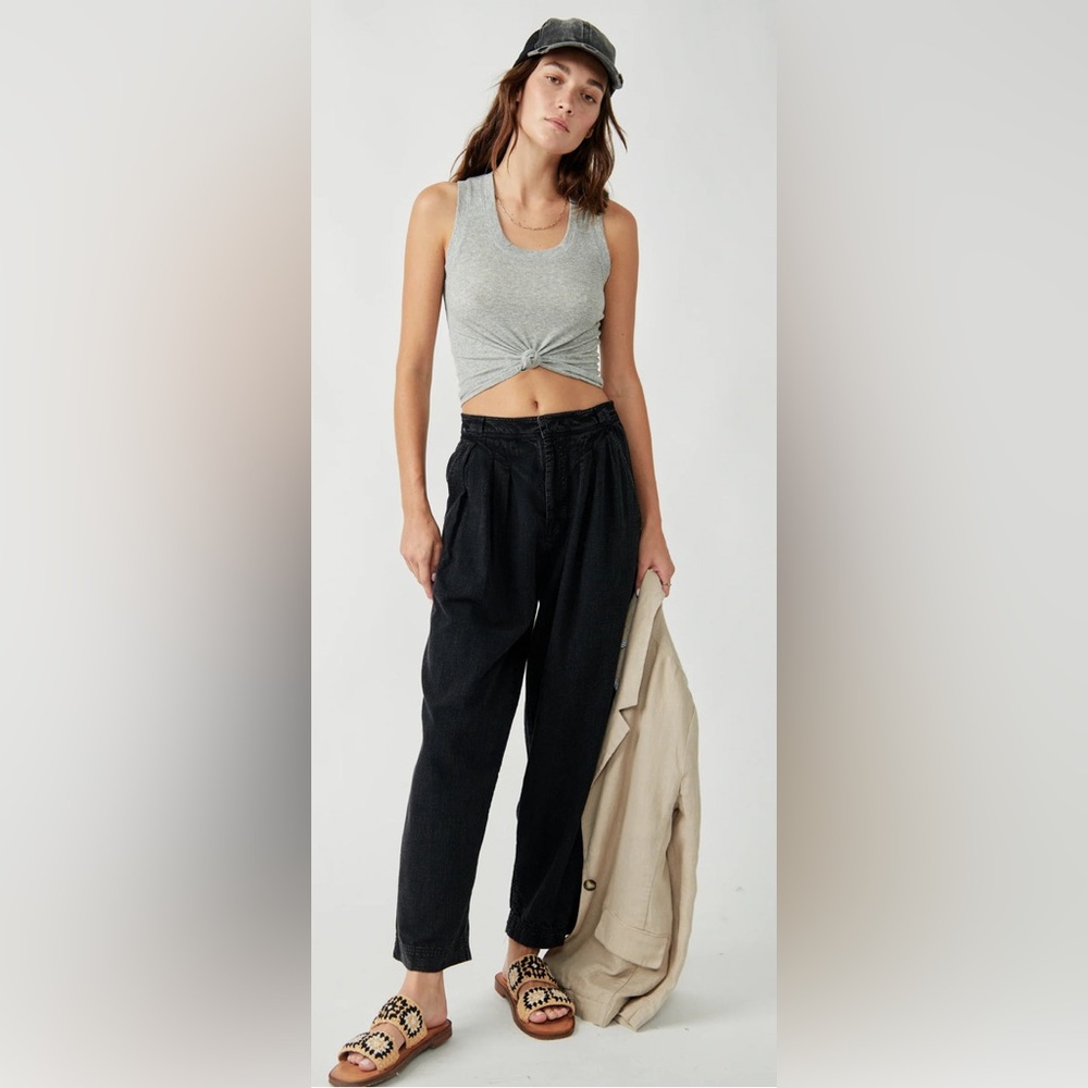 Free people lotta love linen pant NWT